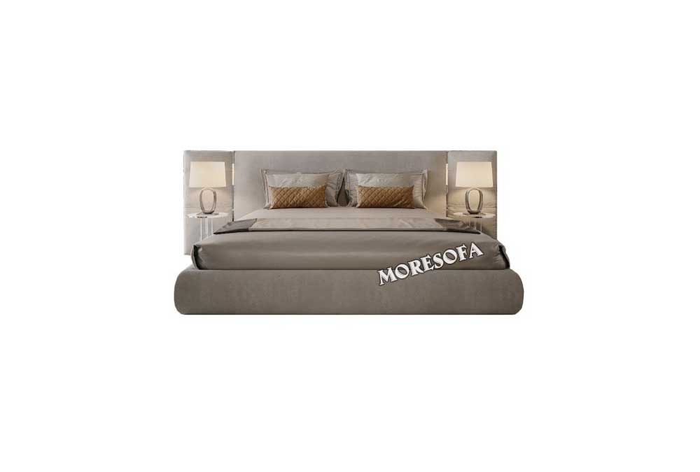 Giường ngủ hiện đại cao cấp với nệm ốp đầu giường MH-HD023